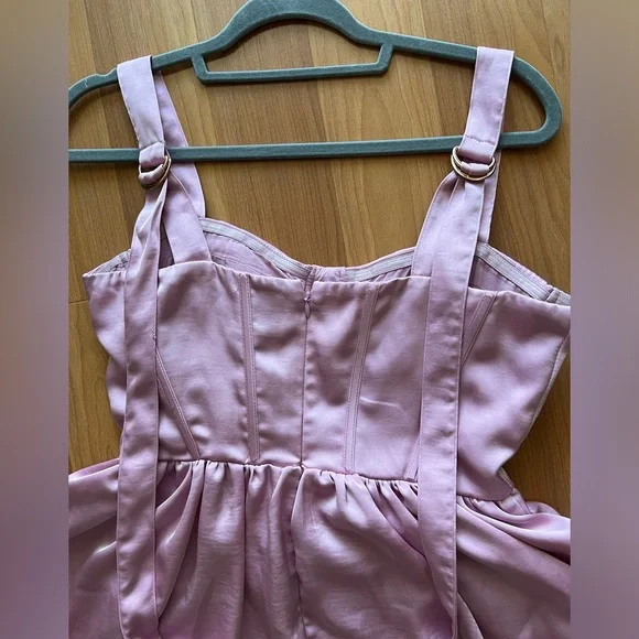 Aureta from Anthropologie Showstopper Midi Pink  Dress Size S - Picture 9 of 16